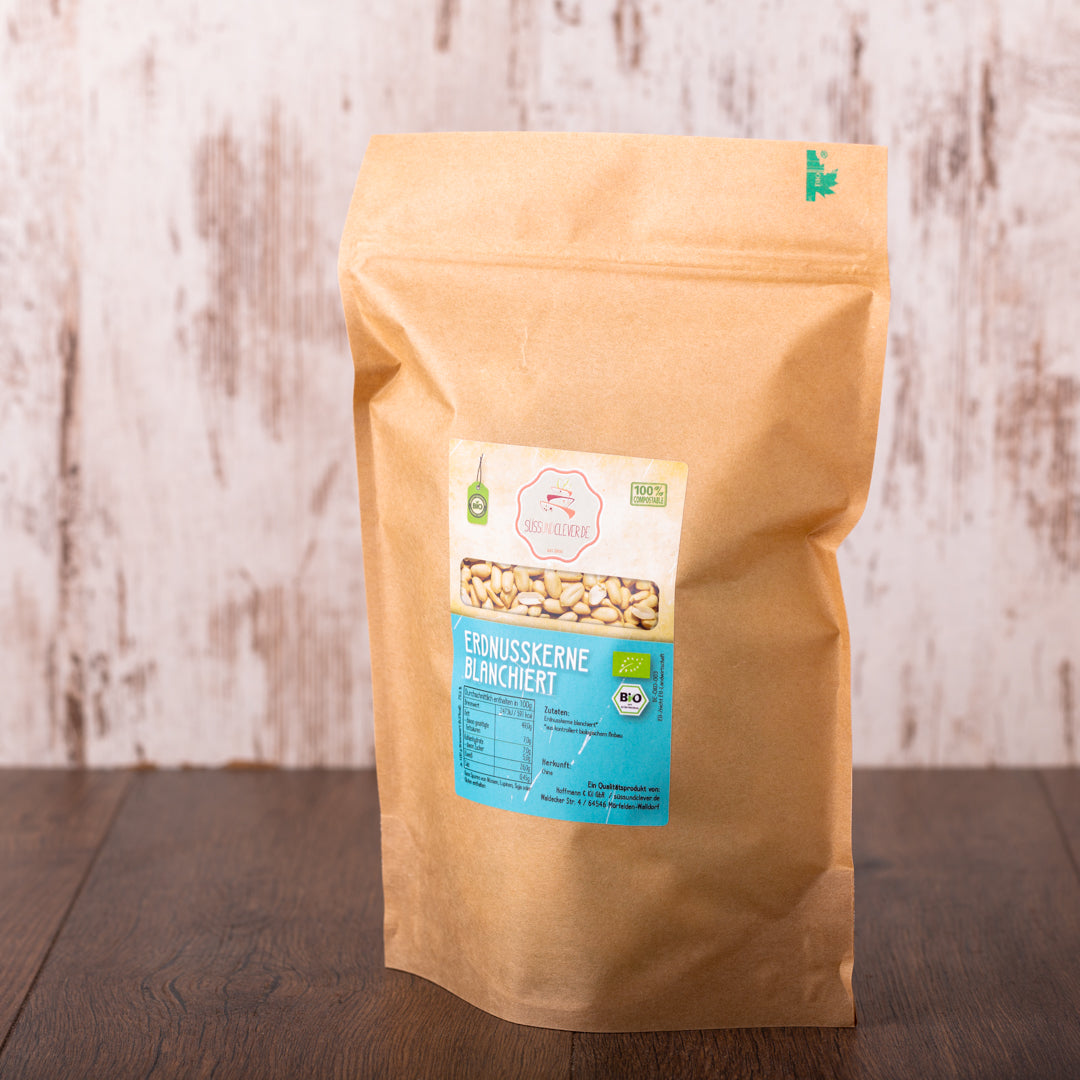 Bio Erdnusskerne | blanchiert | roh