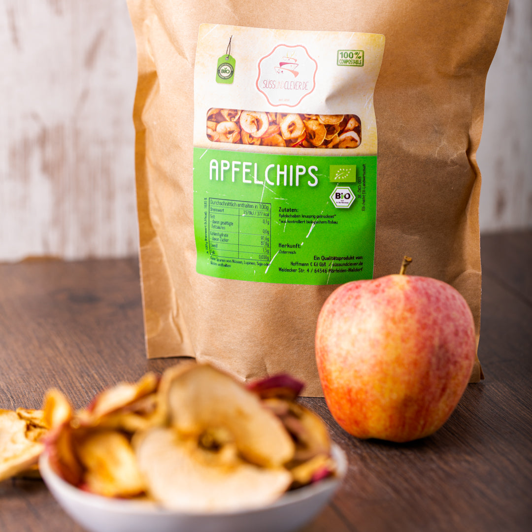 Bio Apfelchips | ohne Zuckerzusatz | aus Österreich