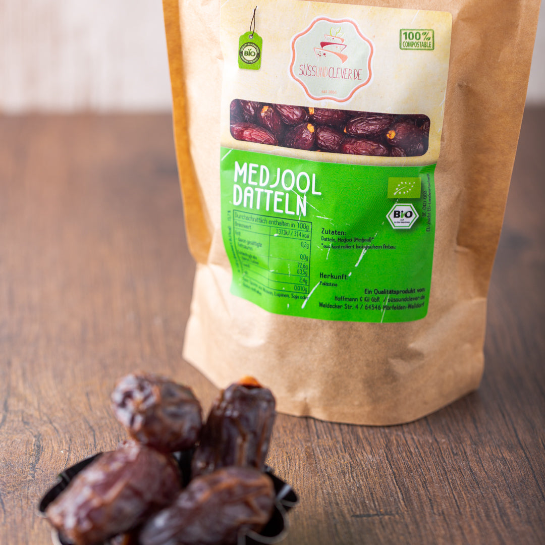 Bio Datteln Medjool | Premium Qualität | weich & saftig | Jumbo XL