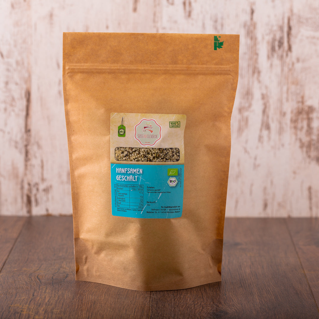 Bio Hanfsamen geschält | ungeröstet | aus Deutschland