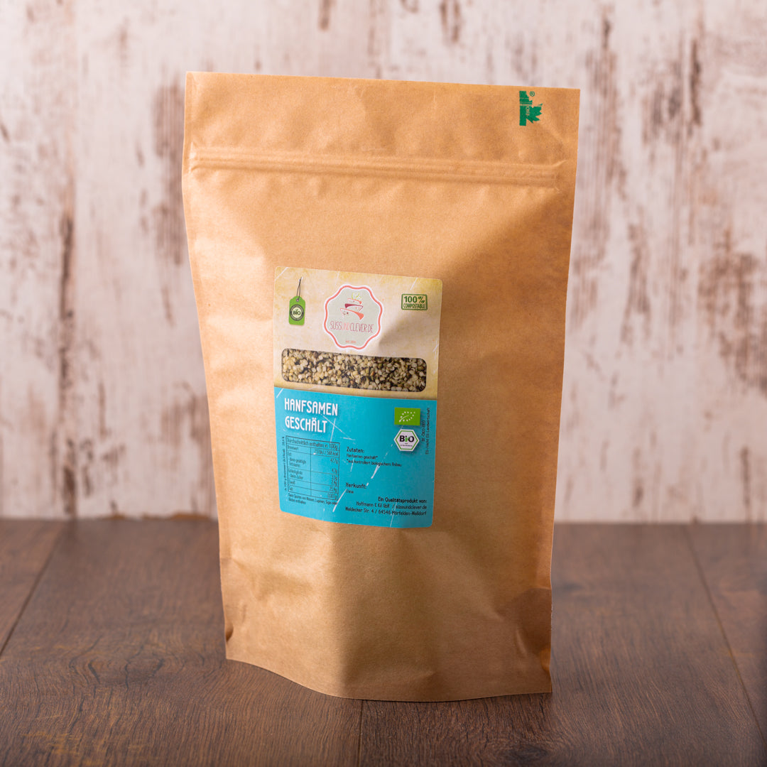 Bio Hanfsamen geschält | ungeröstet | aus Deutschland
