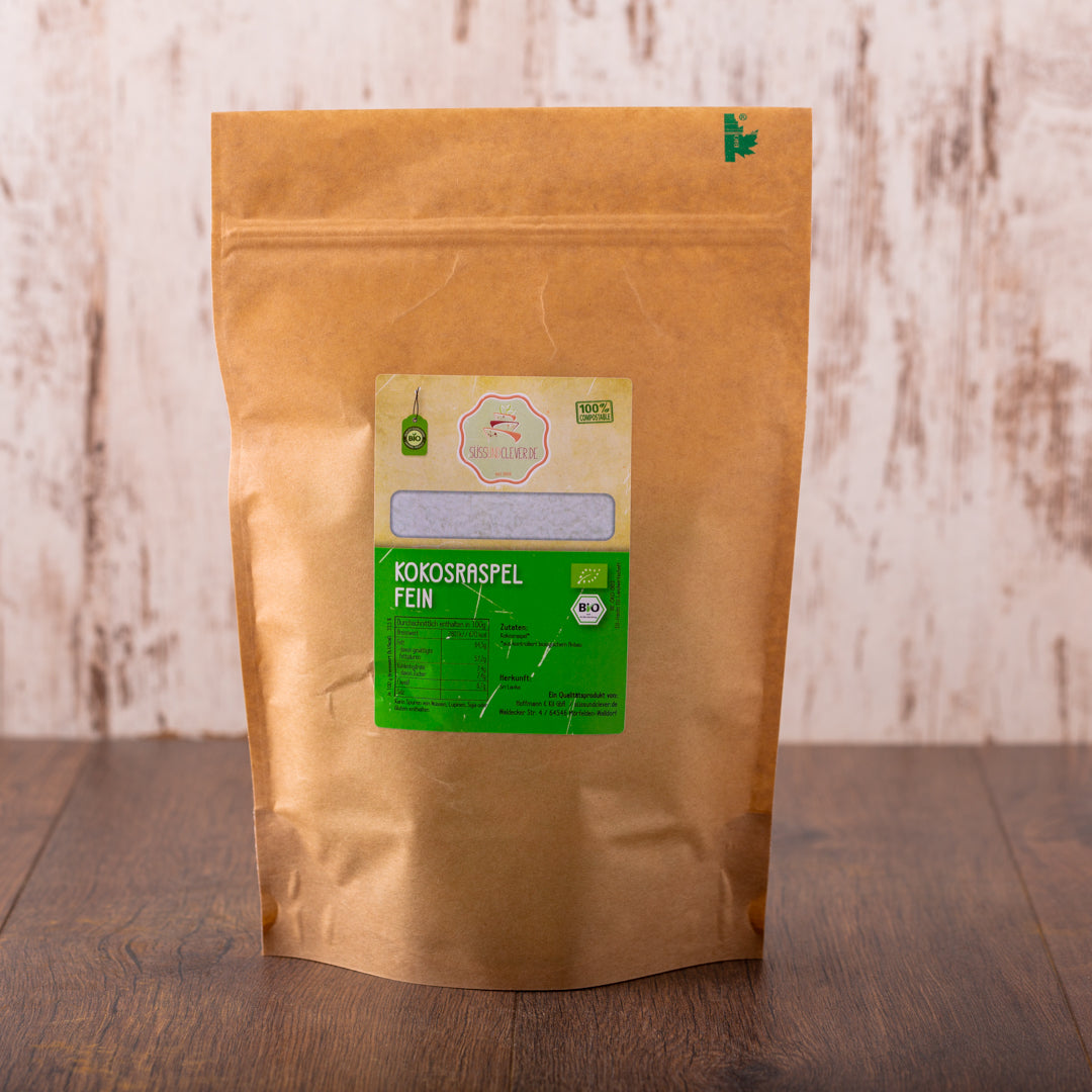 Bio Kokosraspeln | Kokos geraspelt | sehr fein