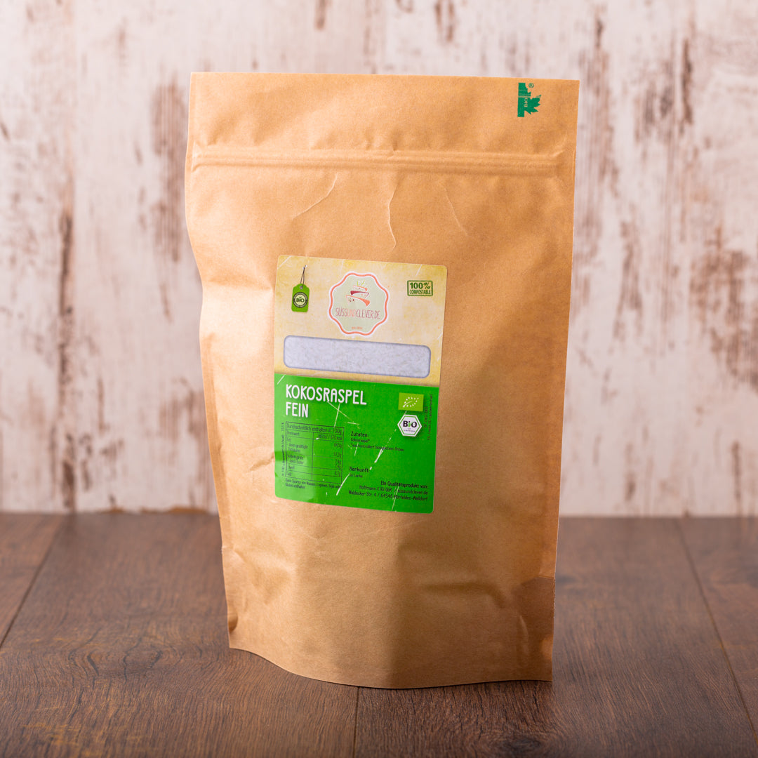 Bio Kokosraspeln | Kokos geraspelt | sehr fein