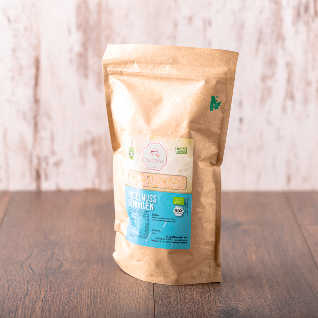 Bio Haselnuss | gemahlen | grob | vollfett