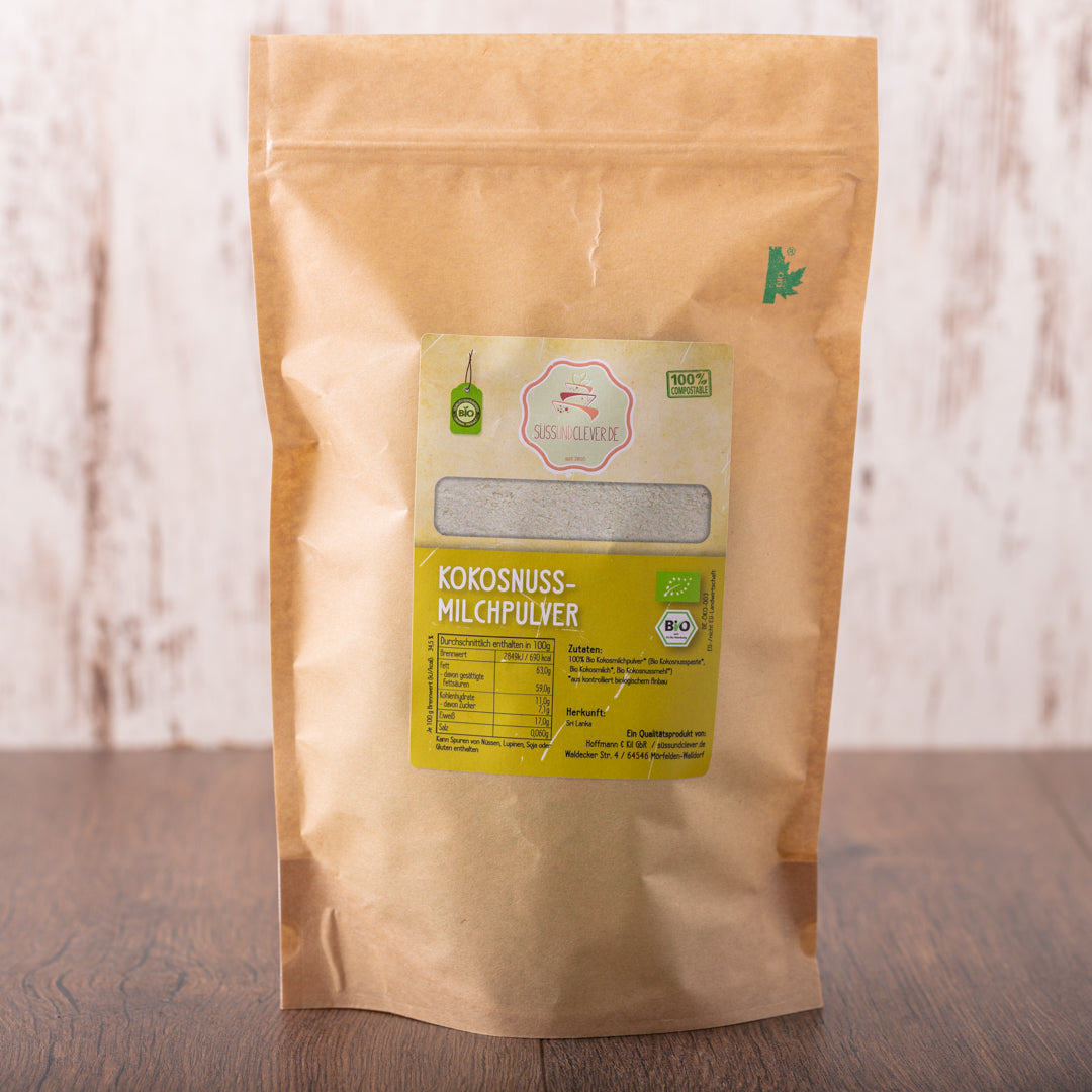 Bio Kokosmilchpulver | ohne Zusatzstoffe | OHNE Maltodextrin | 17% Protein