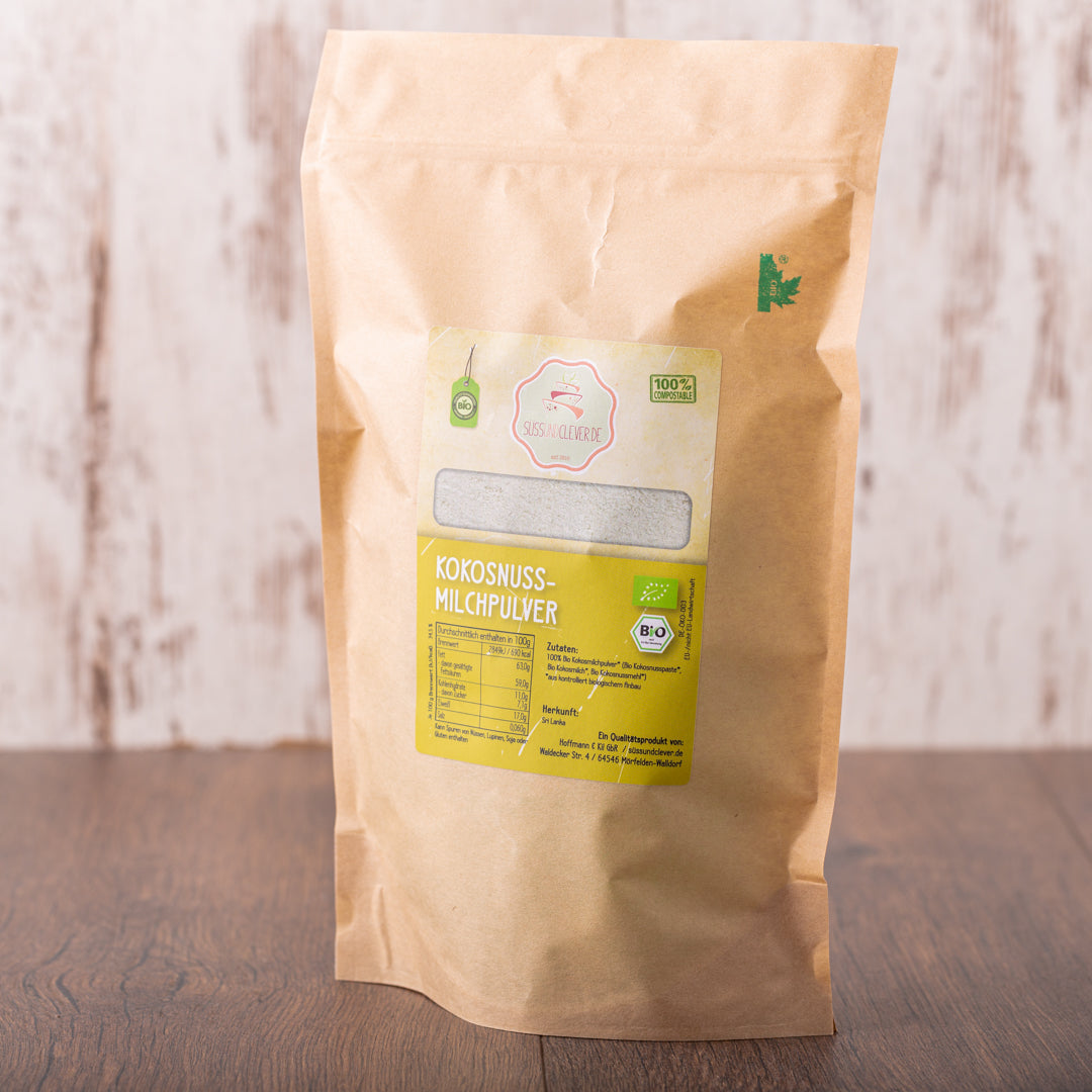 Bio Kokosmilchpulver | ohne Zusatzstoffe | OHNE Maltodextrin | 17% Protein