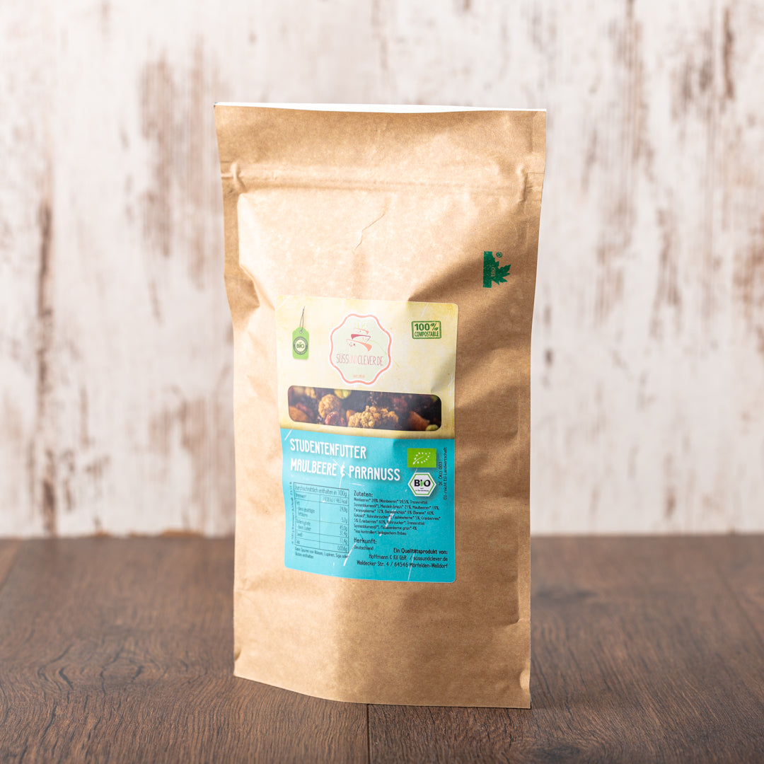 Bio Studentenfutter | Maulbeere-Paranuss | mit Pistazienkernen
