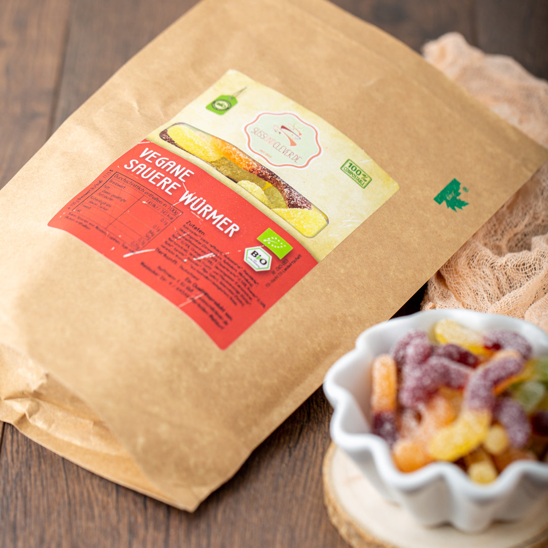 Bio saure Fruchtwürmer | vegan & extra sauer