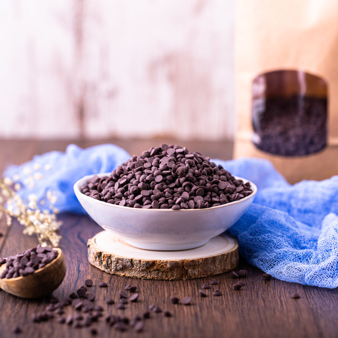 Bio Schokotropfen | 3 - 6 mm | Kuvertüre | zartbitter mind. 50% Kakao