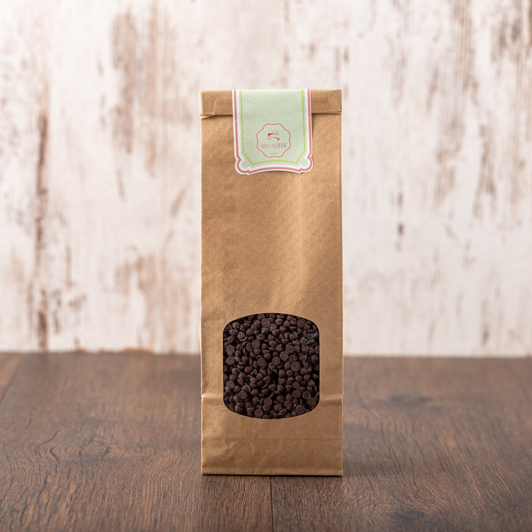 Bio Schokotropfen | 3 - 6 mm | Kuvertüre | zartbitter mind. 50% Kakao