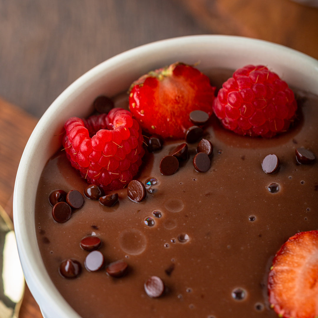 Bio Pudding-Pulver | Schokolade | mit Schoko-Stückchen | vegan