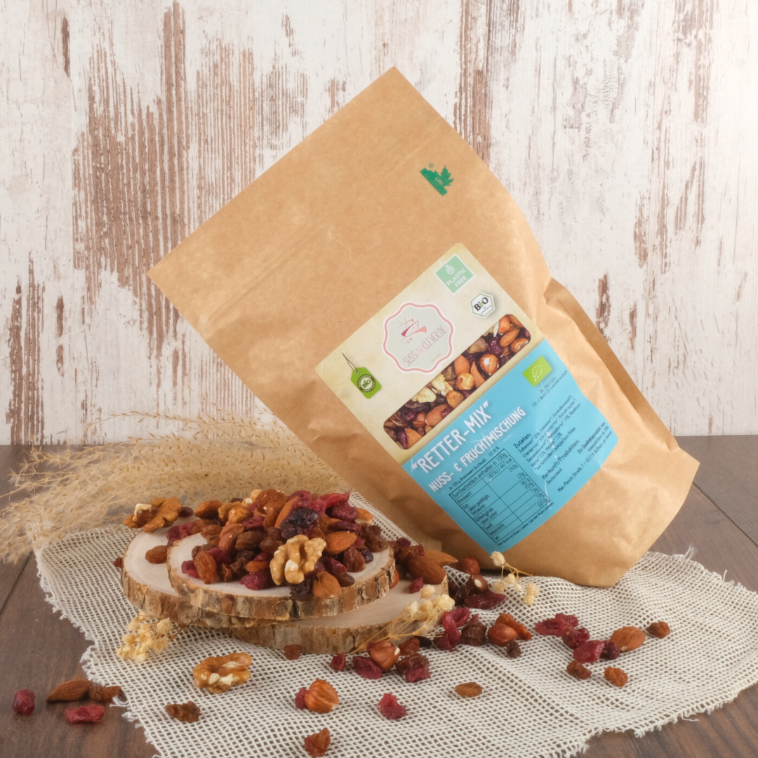 Bio Studentenfutter | Walnuss-Cranberry | Nuss- und Fruchtmischung