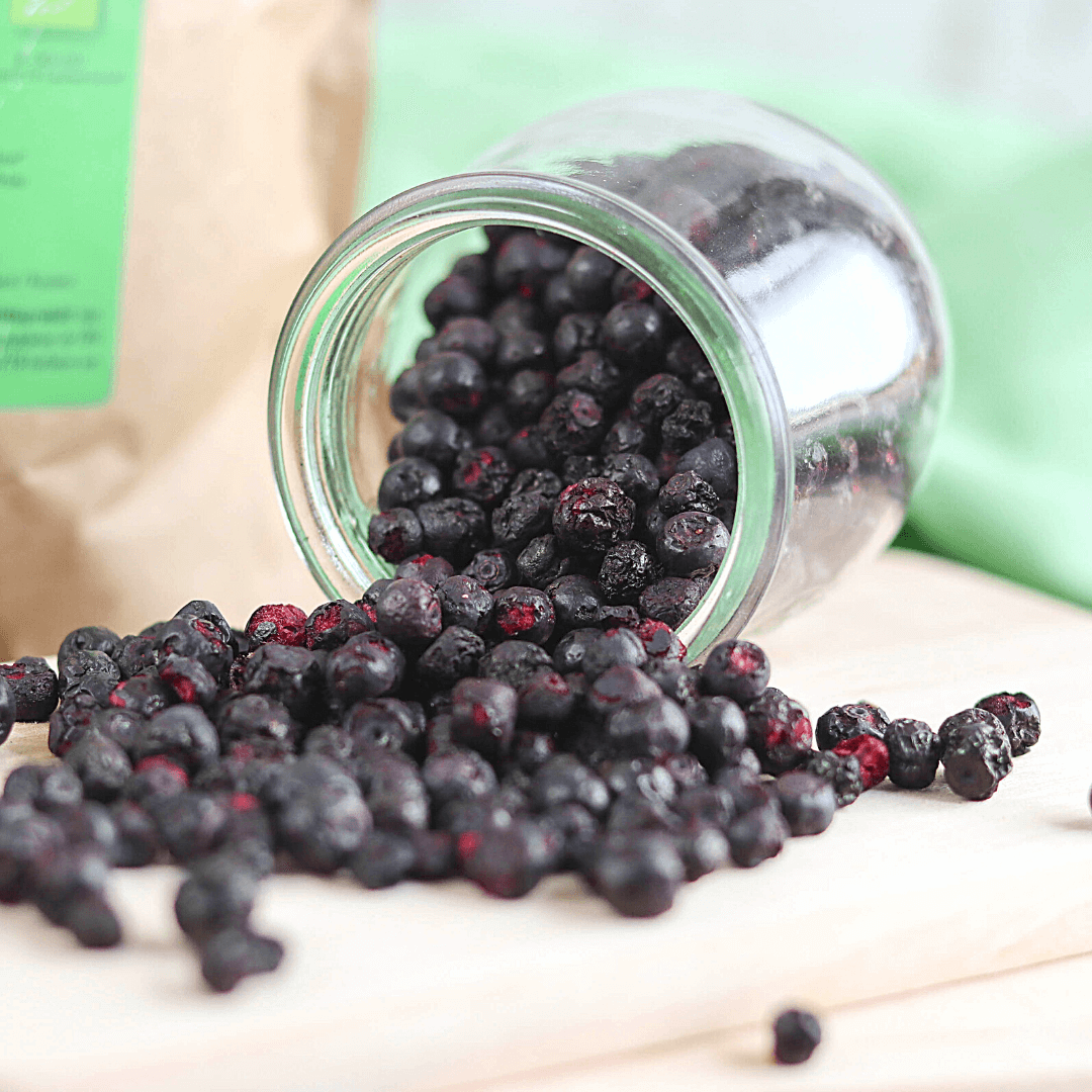 Bio Blaubeeren | wild | ganze Beeren | gefriergetrocknet