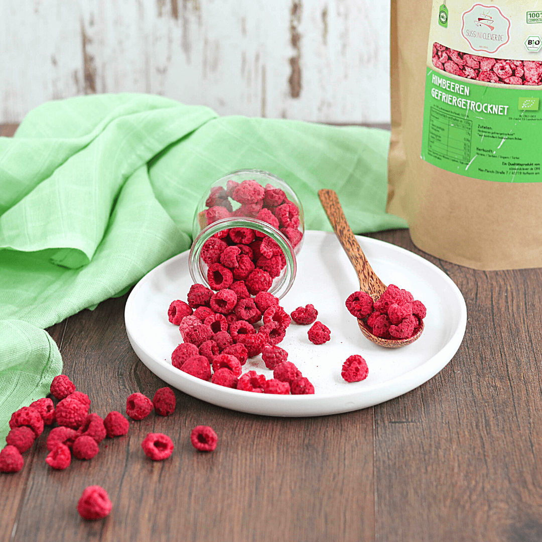 Bio Himbeeren | ganze Beeren | gefriergetrocknet