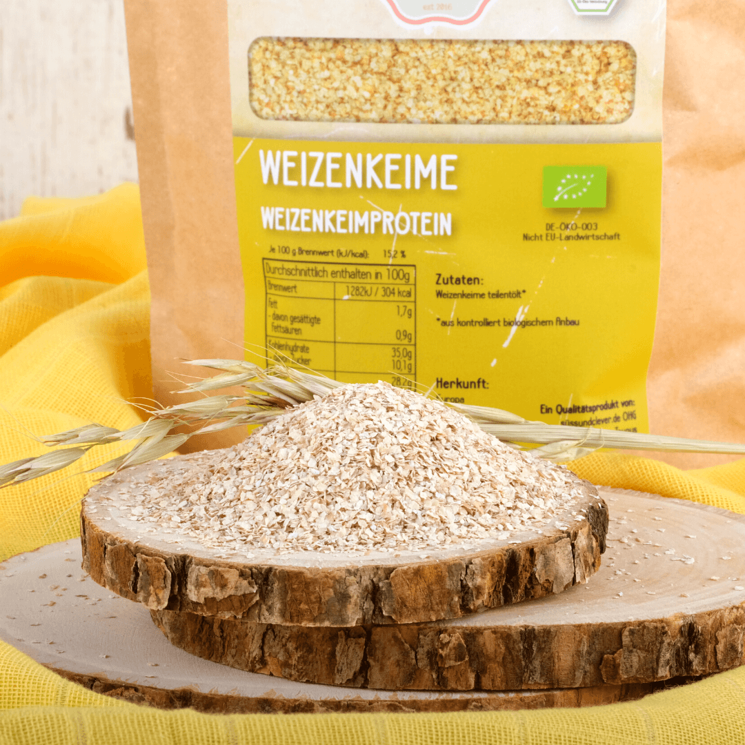 Bio Weizenkeime | Weizenkeimprotein | teilentölt
