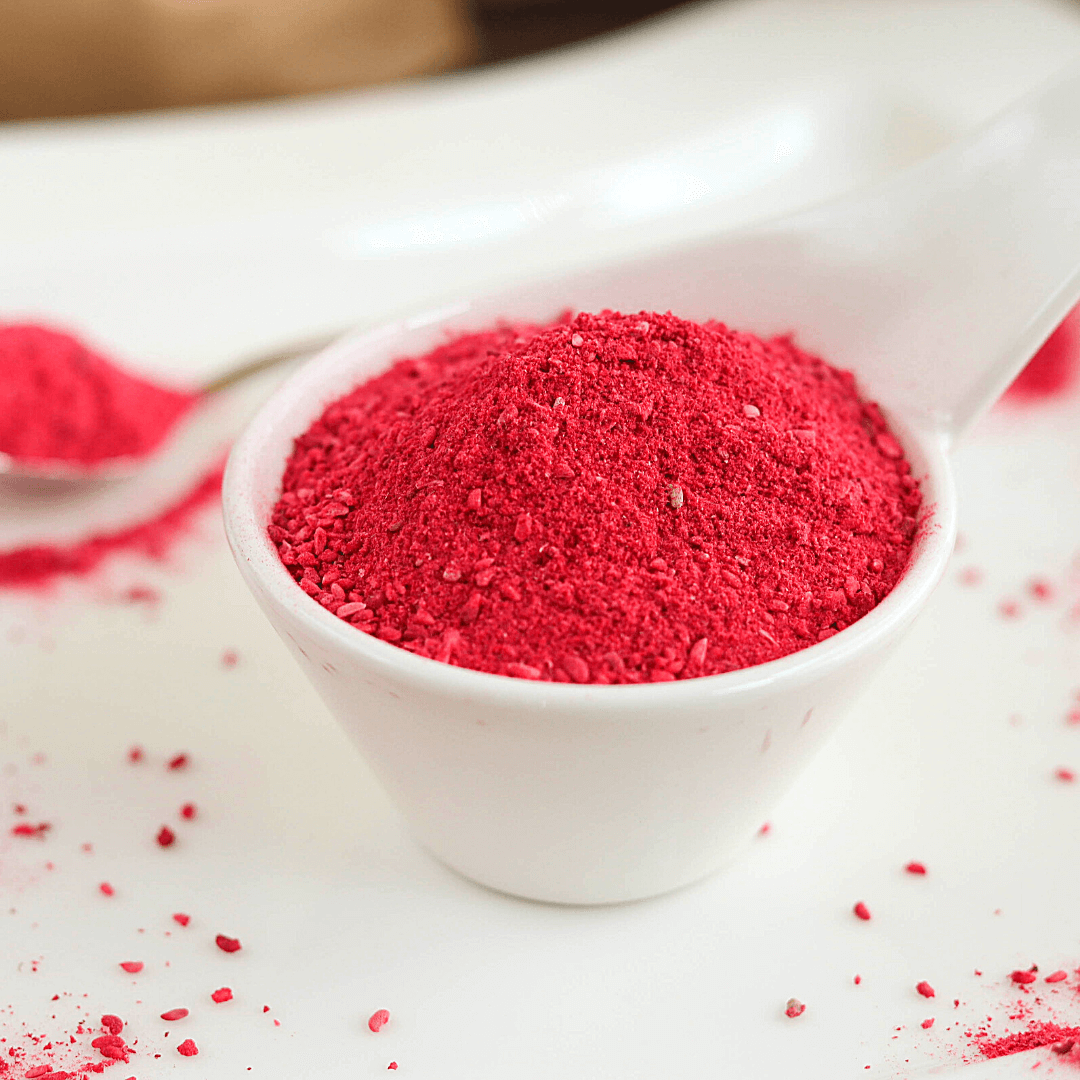 Bio Himbeeren Pulver | gefriergetrocknet