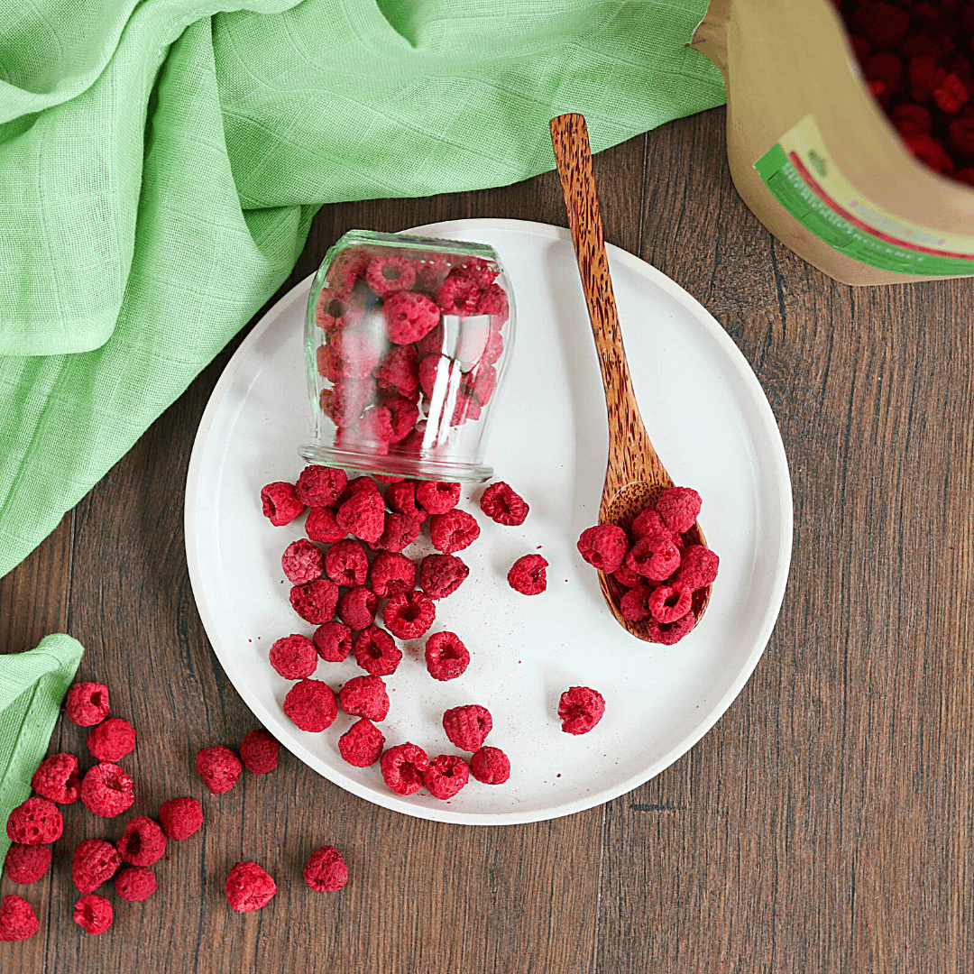 Bio Himbeeren | ganze Beeren | gefriergetrocknet