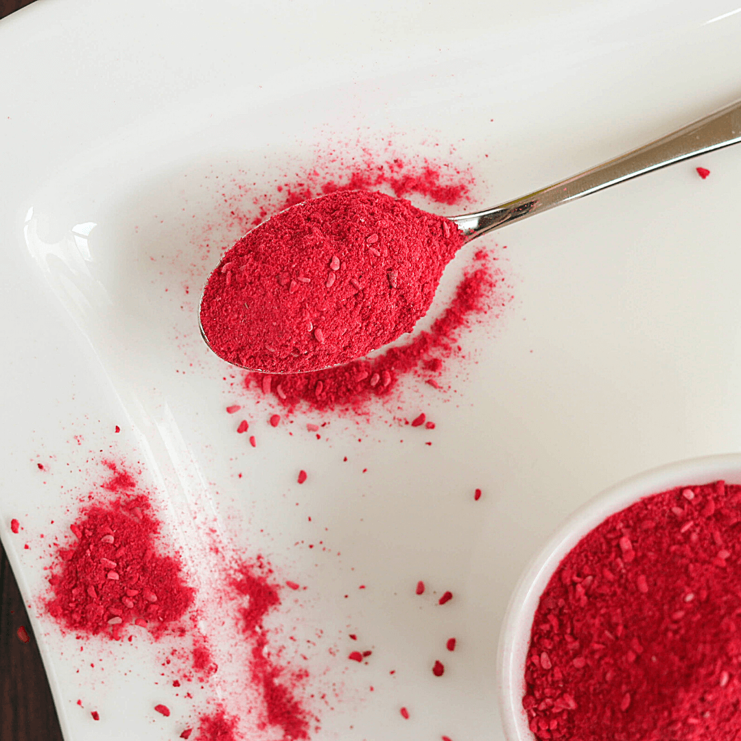 Bio Himbeeren Pulver | gefriergetrocknet