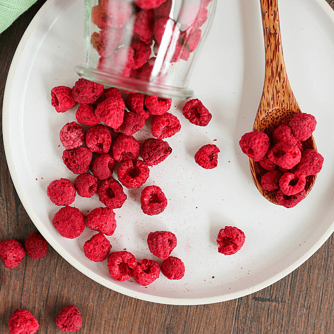 Bio Himbeeren | ganze Beeren | gefriergetrocknet