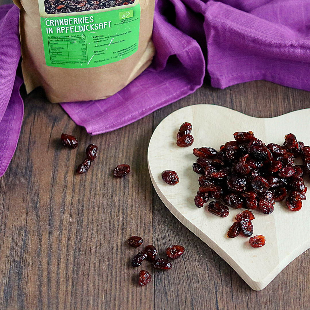 Bio Cranberries | gesüsst mit Apfeldicksaft