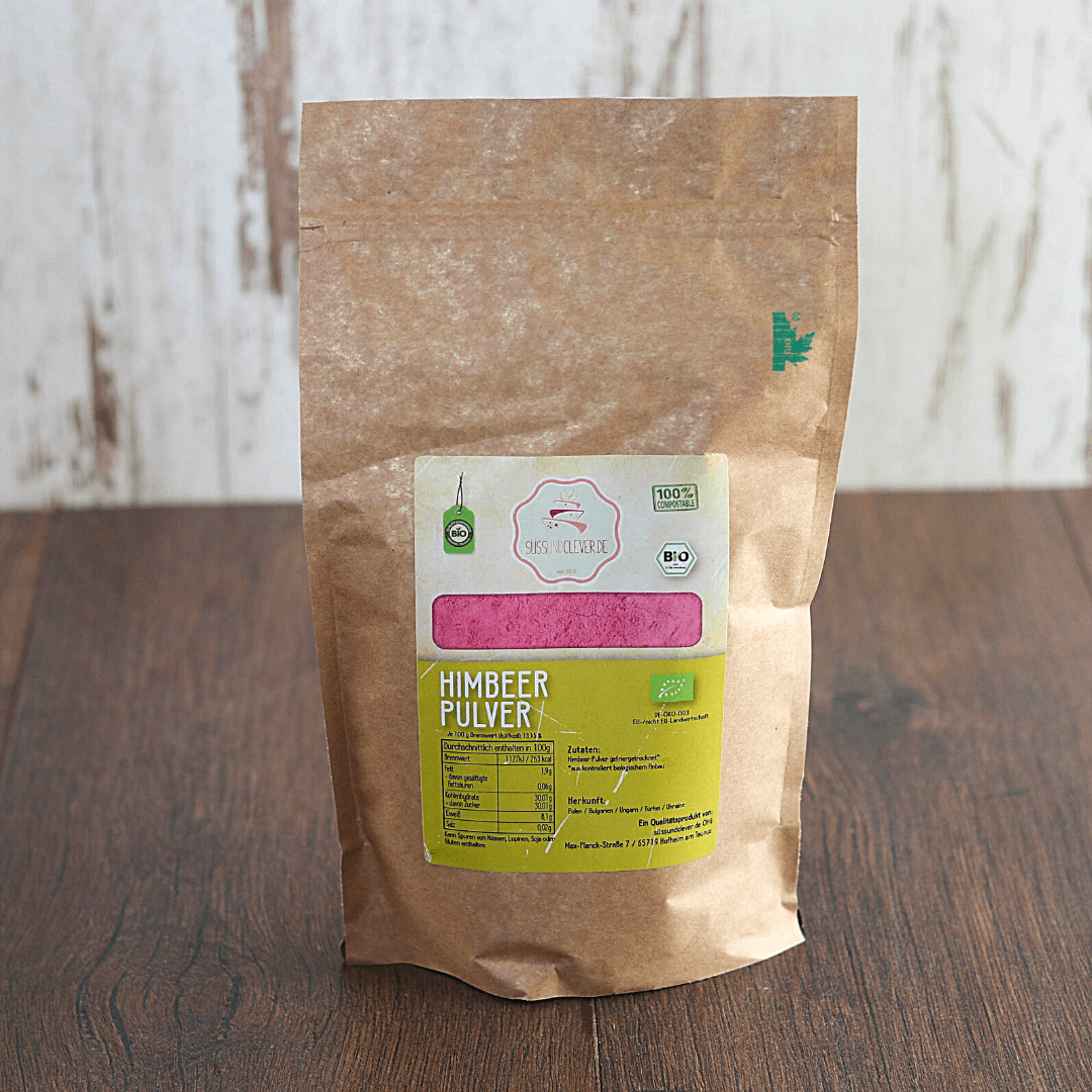 Bio Himbeeren Pulver | gefriergetrocknet