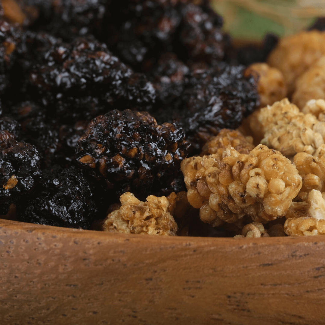 Bio Maulbeeren-Set: "Black & White" | je 1,0 kg
