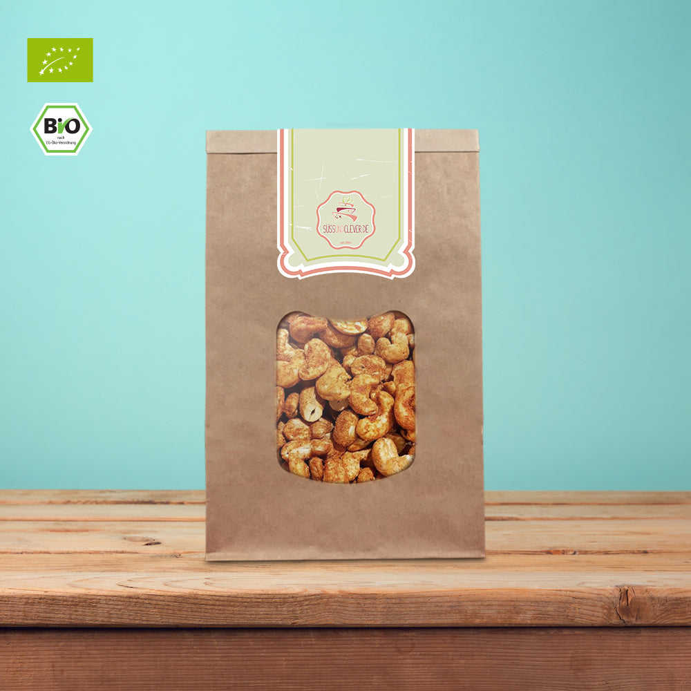 Bio Cashewkerne | geröstet & gesalzen | mit Chili | Neue Rezeptur