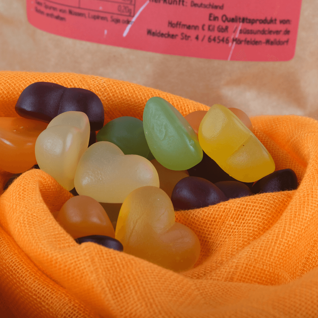 Bio Fruchtgummi Herzen | vegan