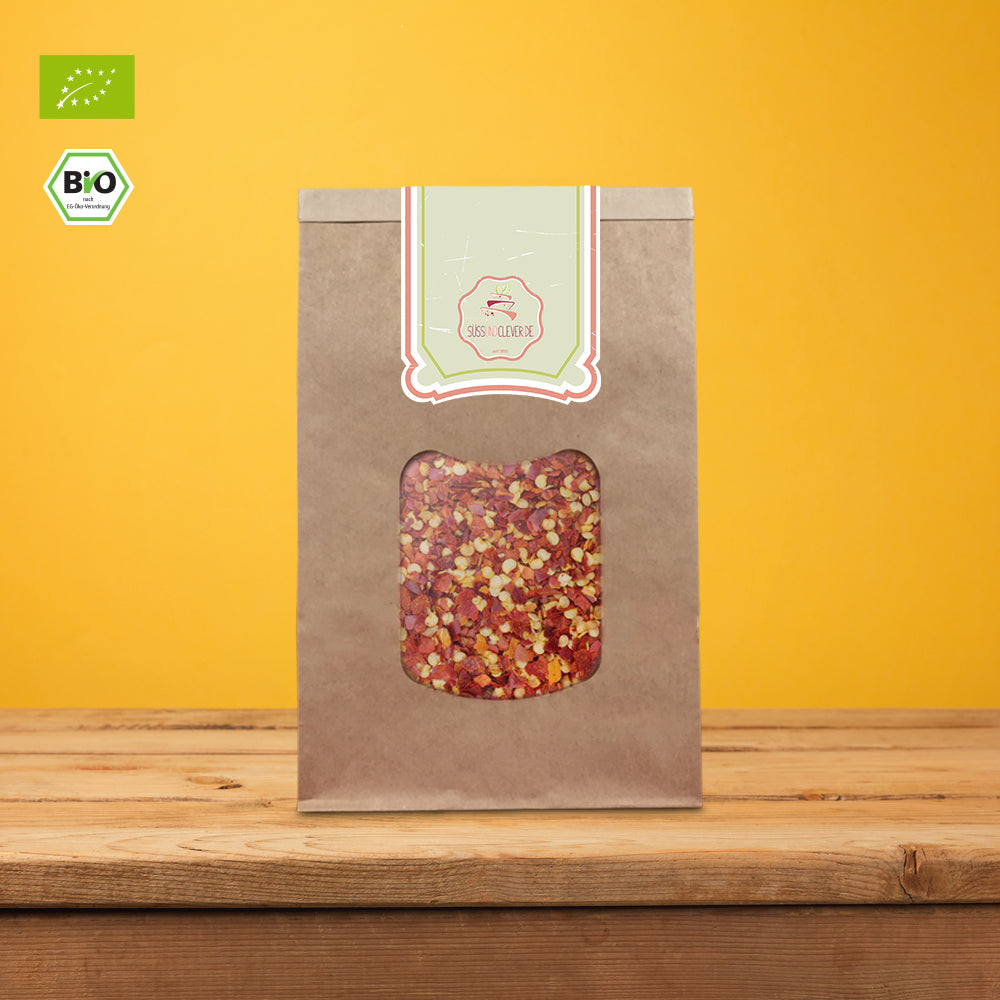 Bio Chili | gerebelt mit Saat | mild & fruchtig