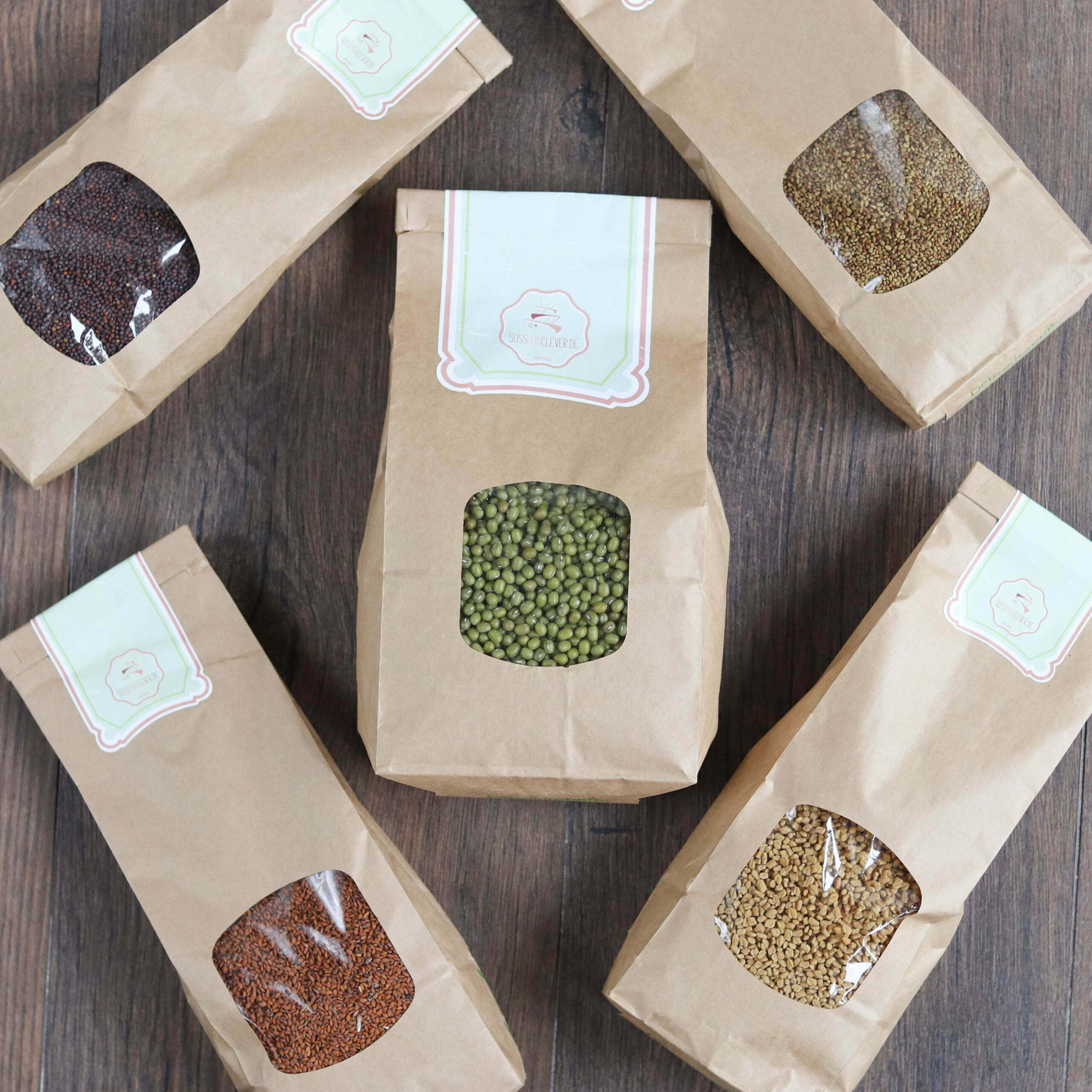 Bio Set: "Lass es keimen!" | 5 x Keimsaaten | 3,0 kg