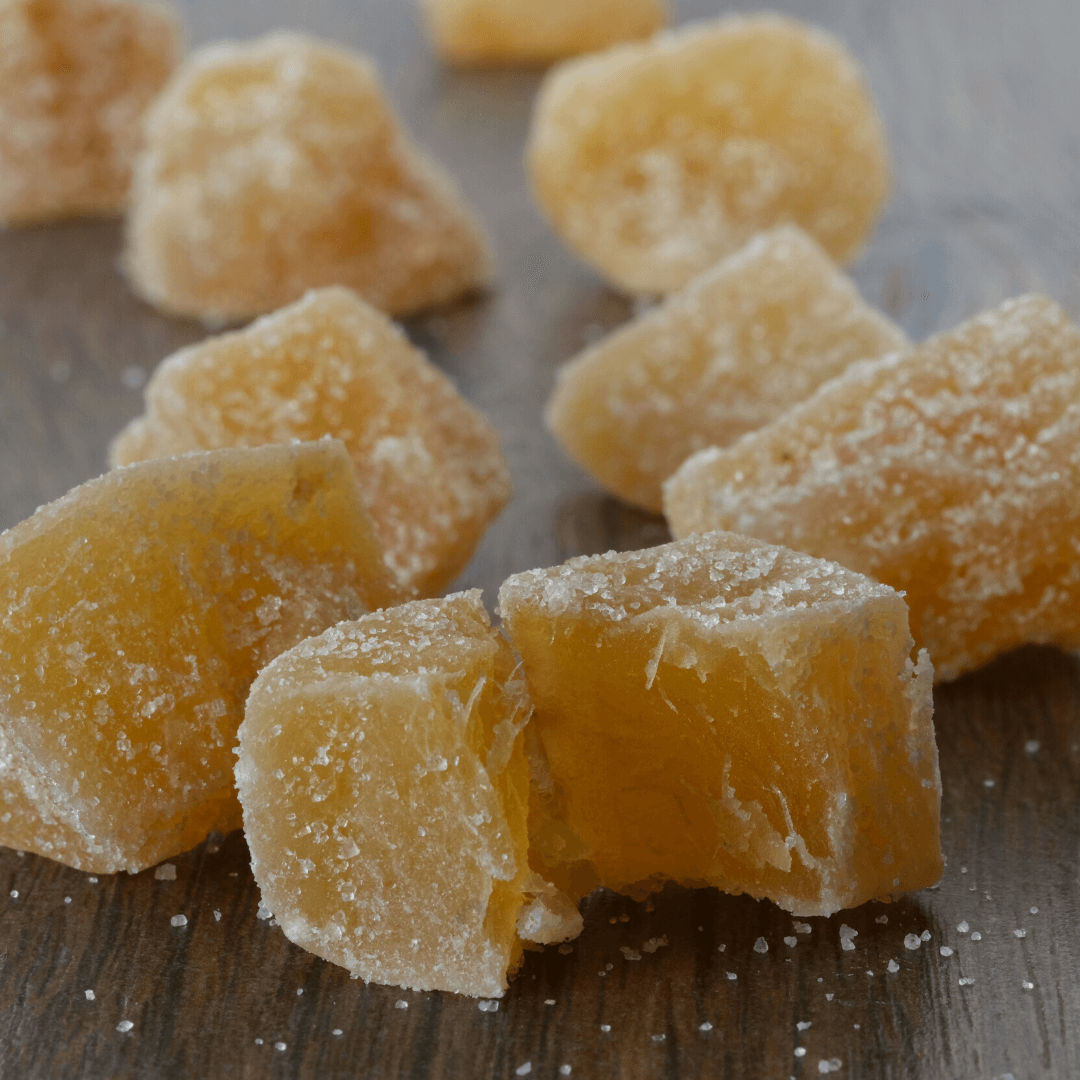 Bio Ingwerwürfel | kandiert & scharf | mit Rohrohrzucker