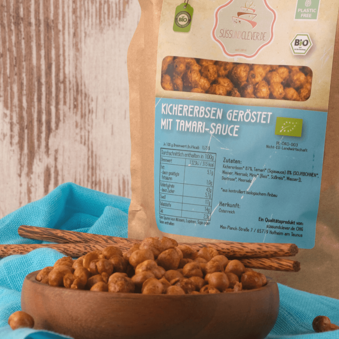 Bio Kichererbsen | geröstet mit Tamari-Sauce