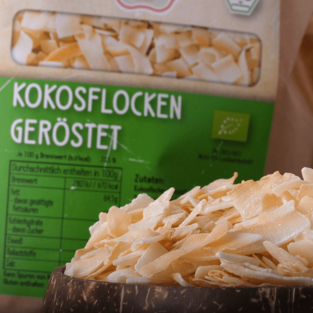 Bio Kokosflocken | Kokoschips | geröstet