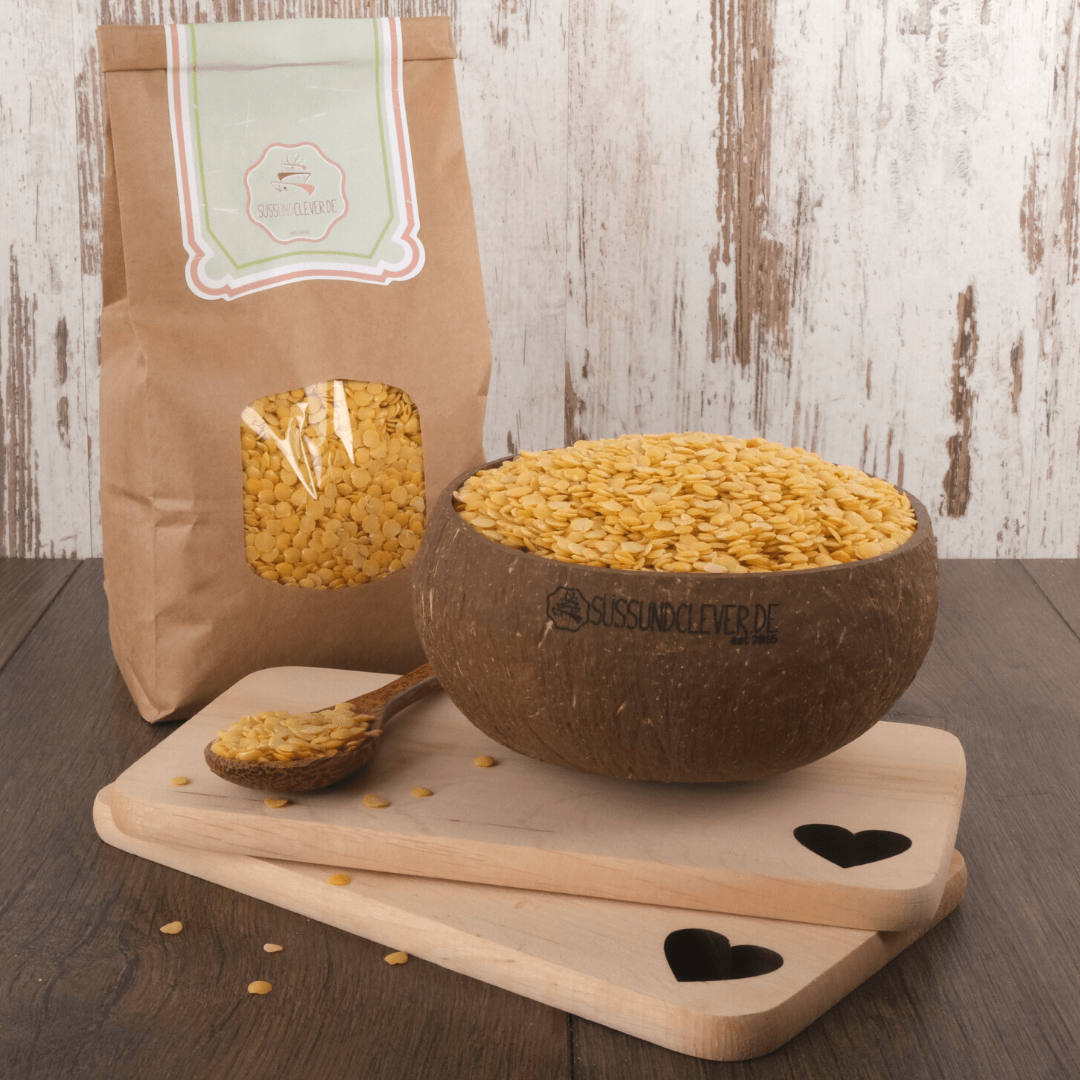 Bio Linsen | gelb | geteilt