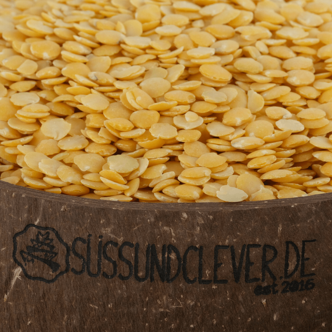 Bio Linsen | gelb | geteilt
