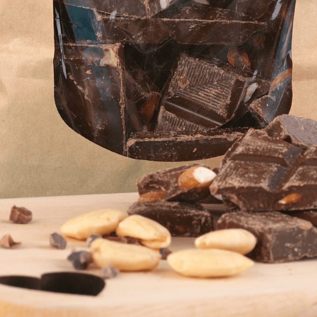 Bio Schokolade | dunkle Mandel | 55% Kakao | vegan