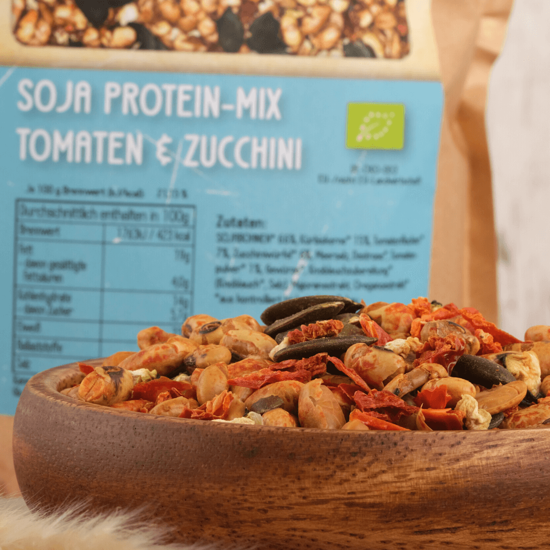 Bio Soja Protein-Mix | Tomaten & Zucchini | 33g Eiweiß