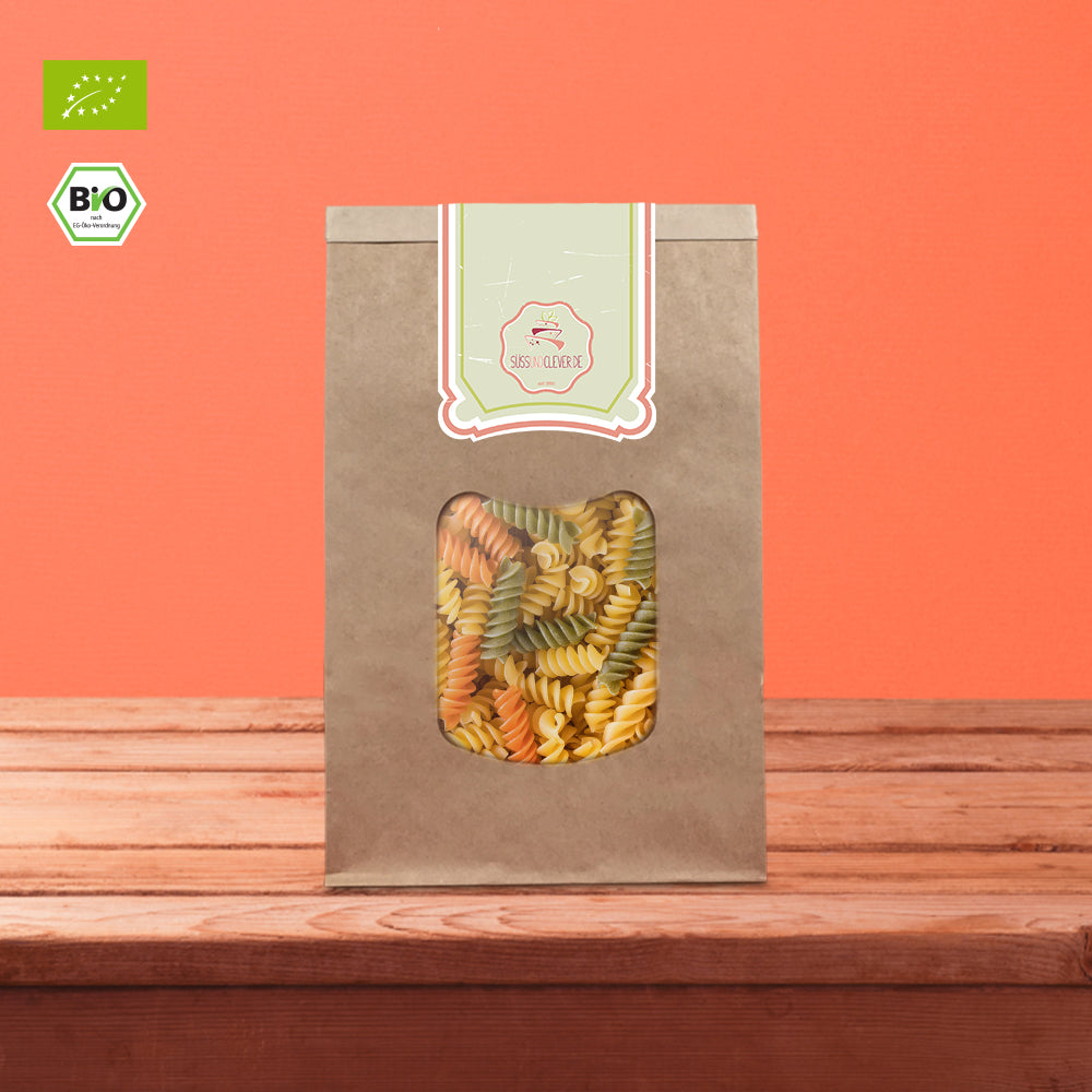 Bio Pasta | bunt | Spiralen