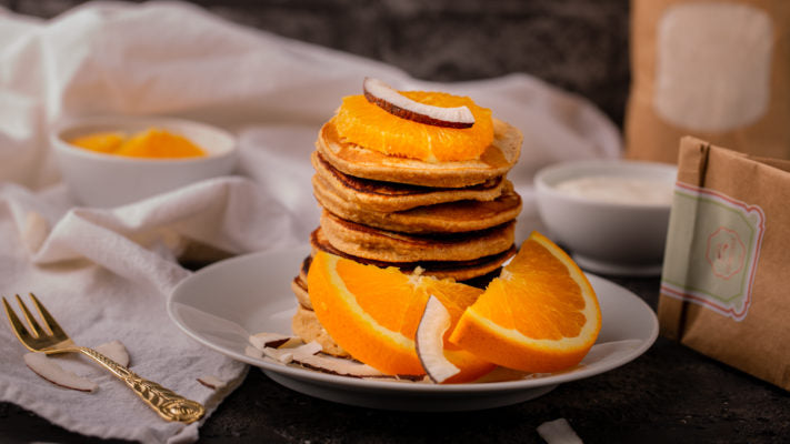 Kokos-Orangen-Pancakes | Himmlisches “Orangen-Flavour”