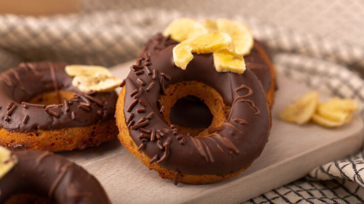 Kokos-Bananen Donuts | Glutenfrei