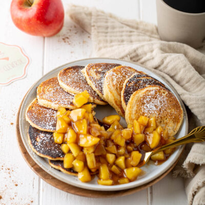 Kamut Pancakes mit Äpfeln | Proteinreich