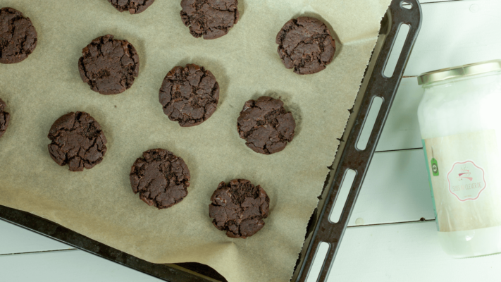 Brownie Cookies | mit Kokosöl