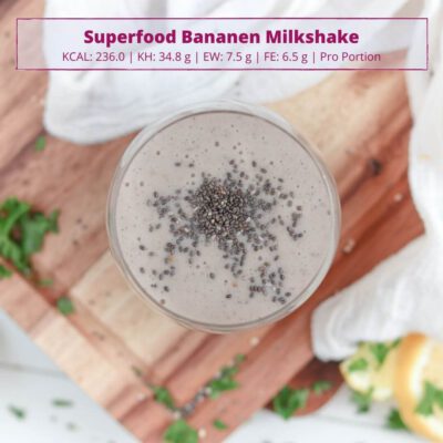 Superfood Bananen-Milkshake | vegan