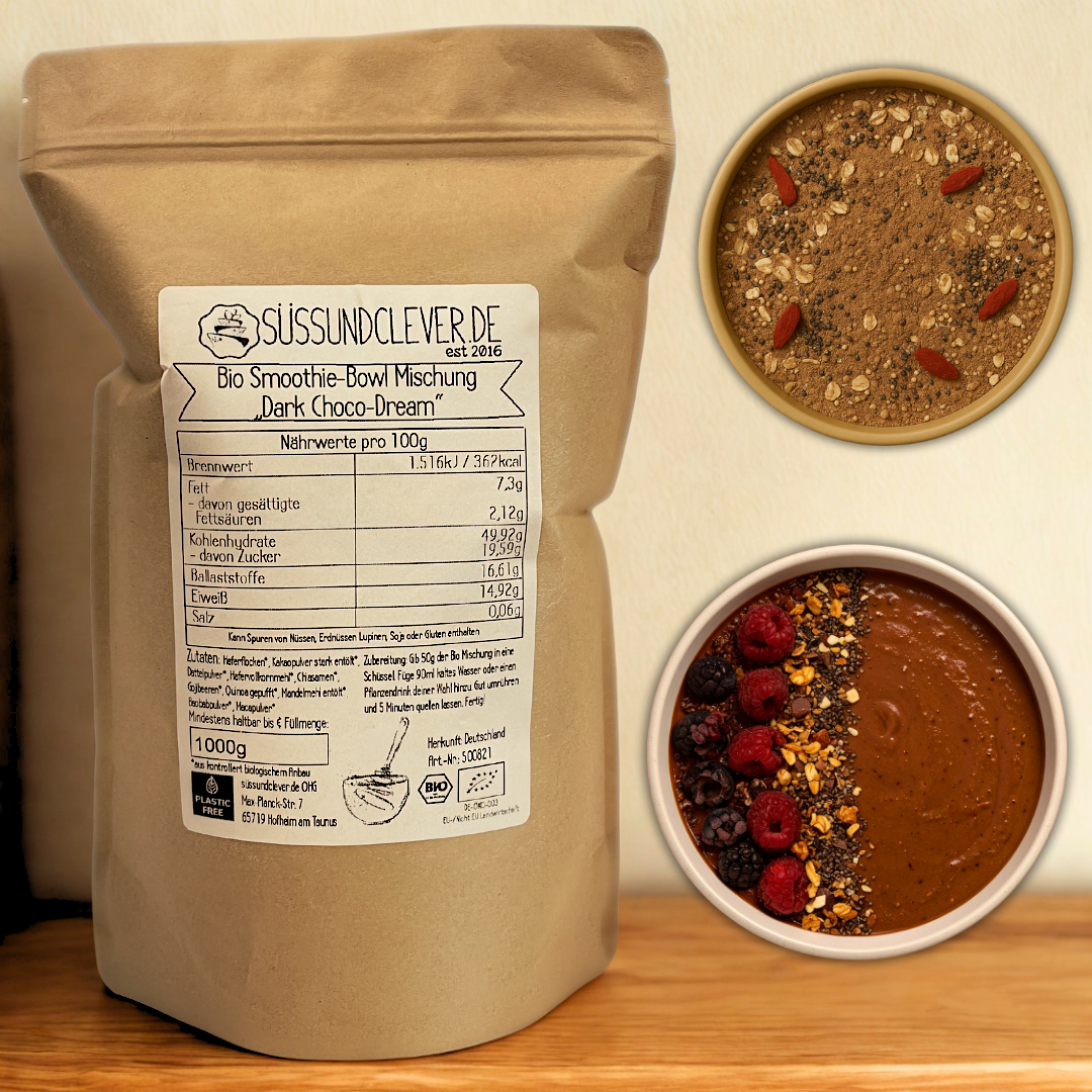 Bio Smoothie Bowl | "Dark Choco-Dream" | Fertigmischung
