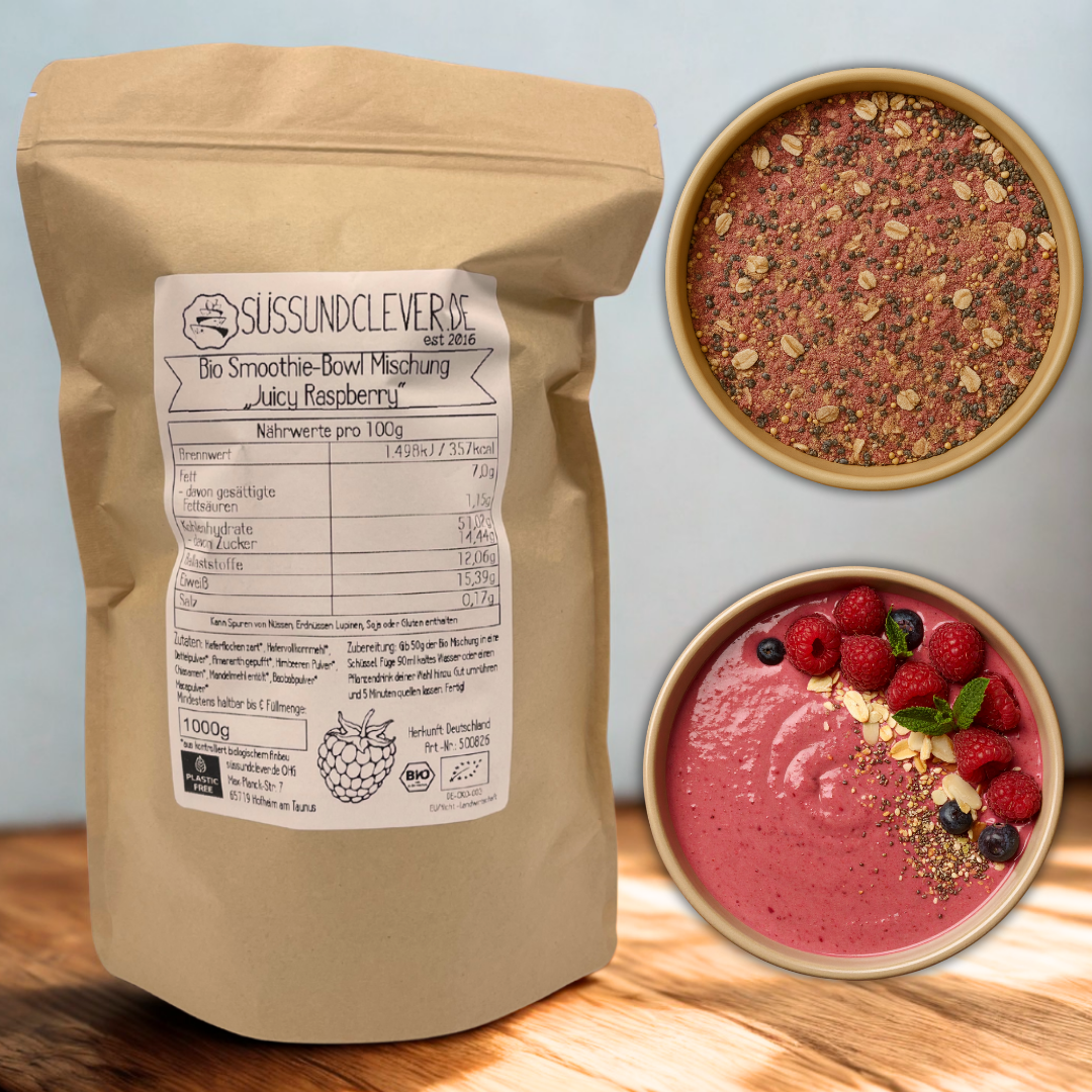 Bio Smoothie Bowl | "Juicy-Raspberry" | Fertigmischung