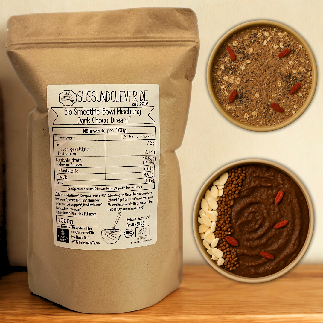 Bio Smoothie Bowl | "Dark Choco-Dream" | Fertigmischung