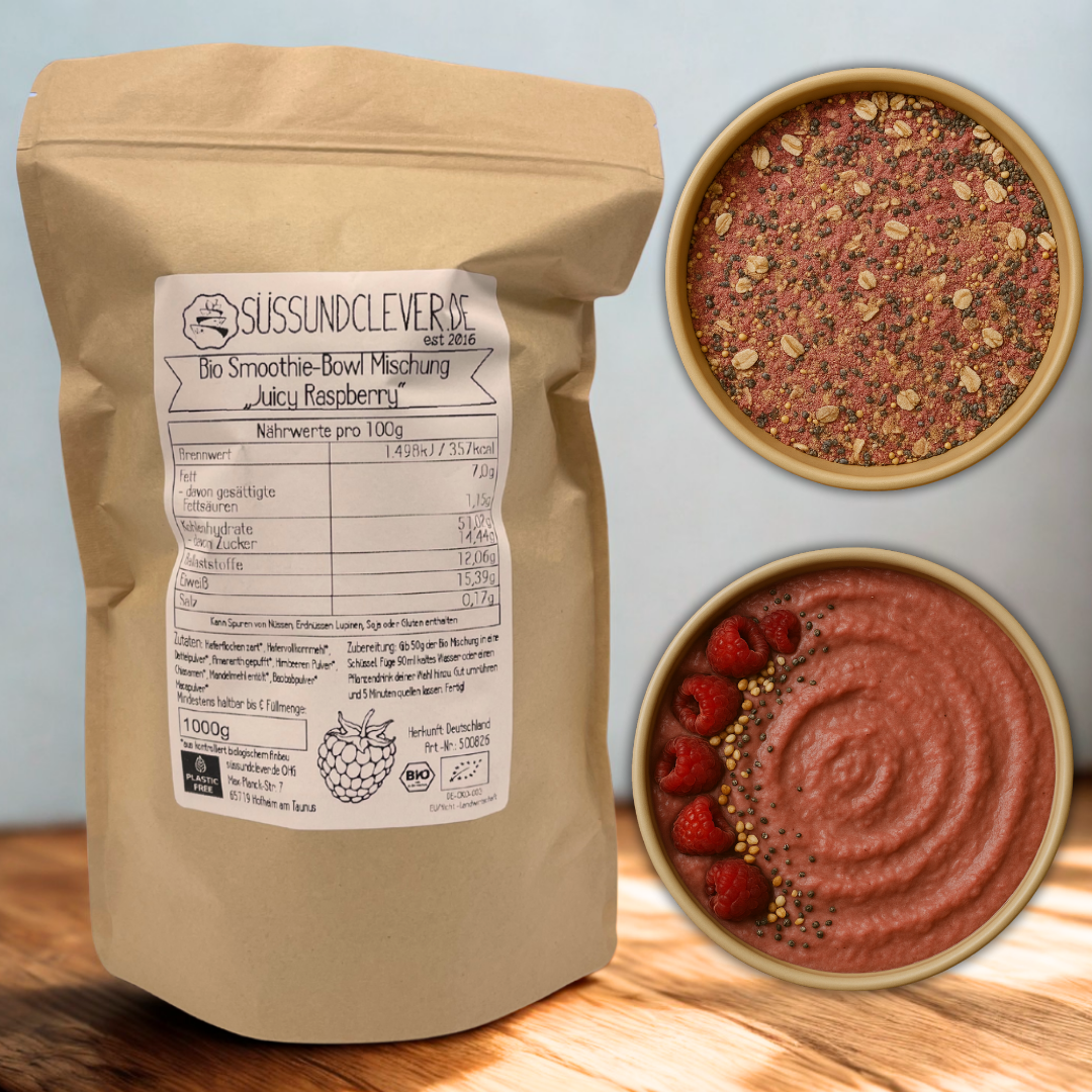 Bio Smoothie Bowl | "Juicy-Raspberry" | Fertigmischung