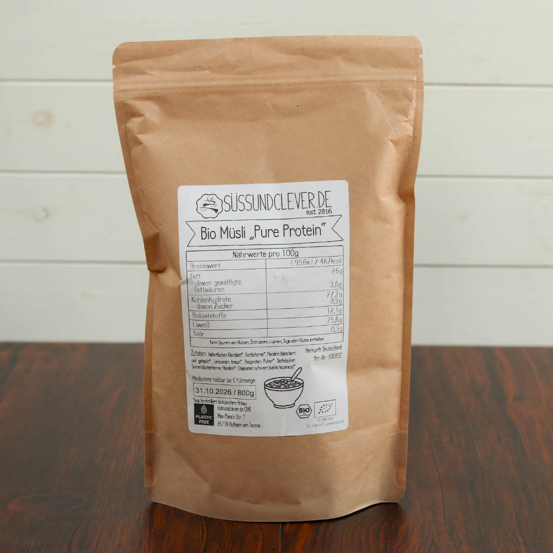 Bio Müsli | "Pure Protein" | mit 25% Protein | vegan