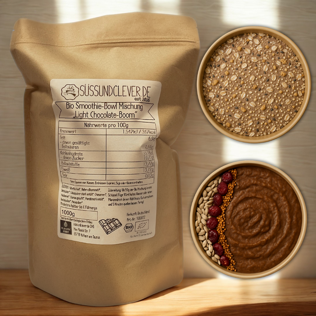 Bio Smoothie Bowl | "Light Chocolate-Boom" | Fertigmischung
