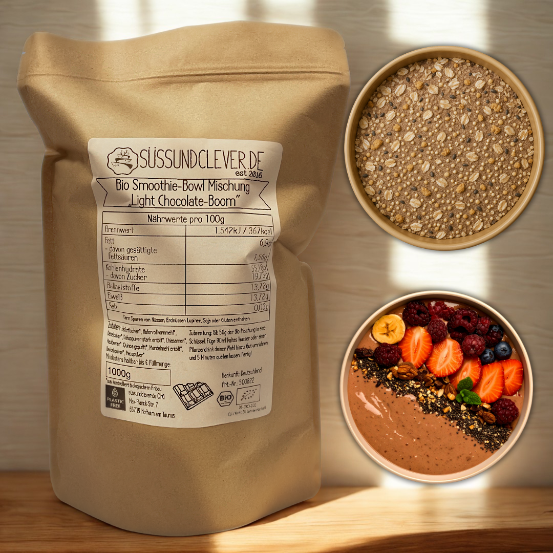 Bio Smoothie Bowl | "Light Chocolate-Boom" | Fertigmischung